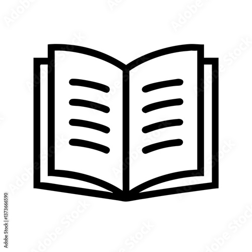 Double Page Open Book Icon