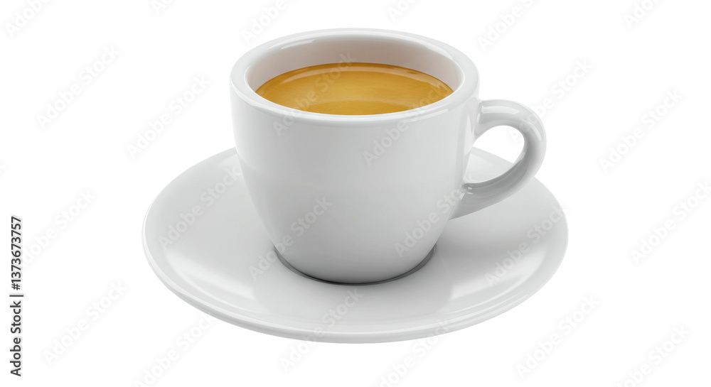 Isolated Cup of Espresso Isolated Cup of Espresso