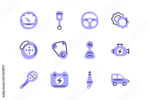 Car Mechanic Icons