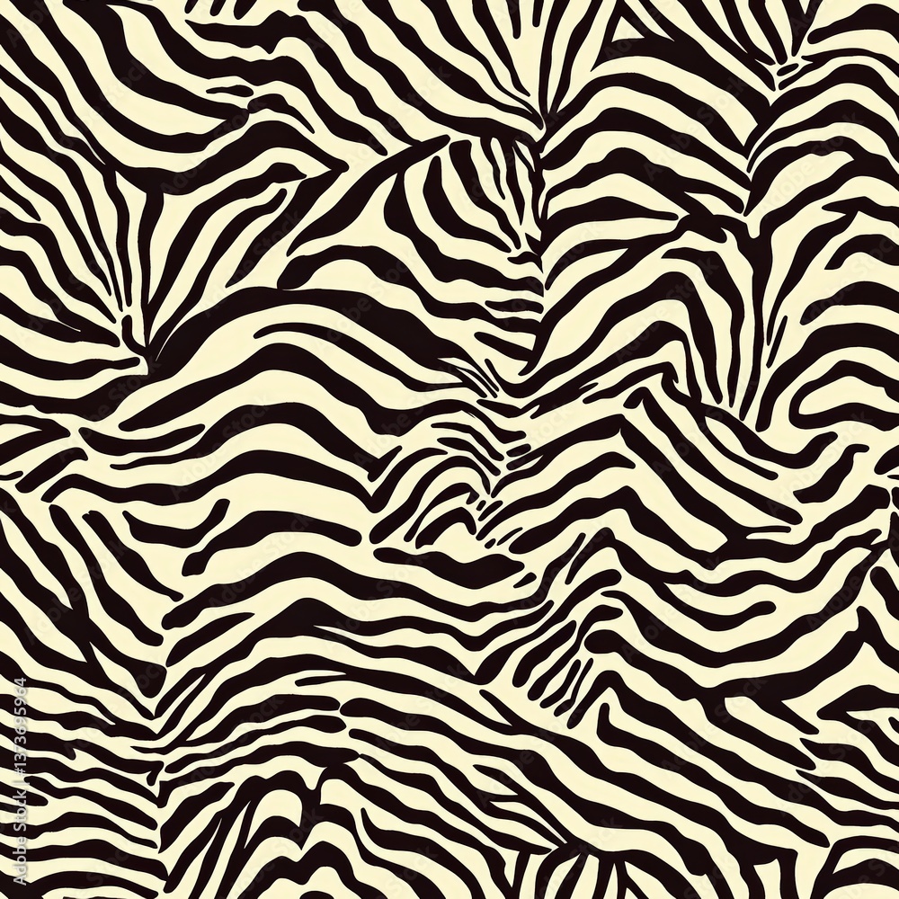 Seamless Tiger Stripes Pattern Ideal for Background and Wallpaper Design, Versatile Textile Use with Bold Contrast and Dynamic Movement Seamless Tiger Stripes Pattern Ideal for Background and Wallpaper Design, Versatile Textile Use with Bold Contrast and Dynamic Movement