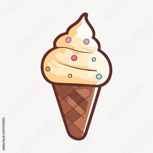 ice cream illustration vector
