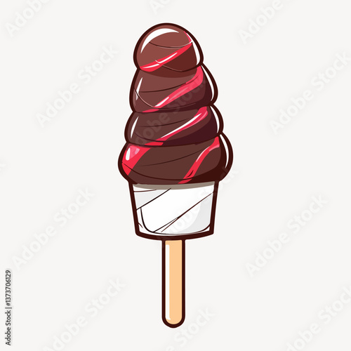 ice cream illustration vector