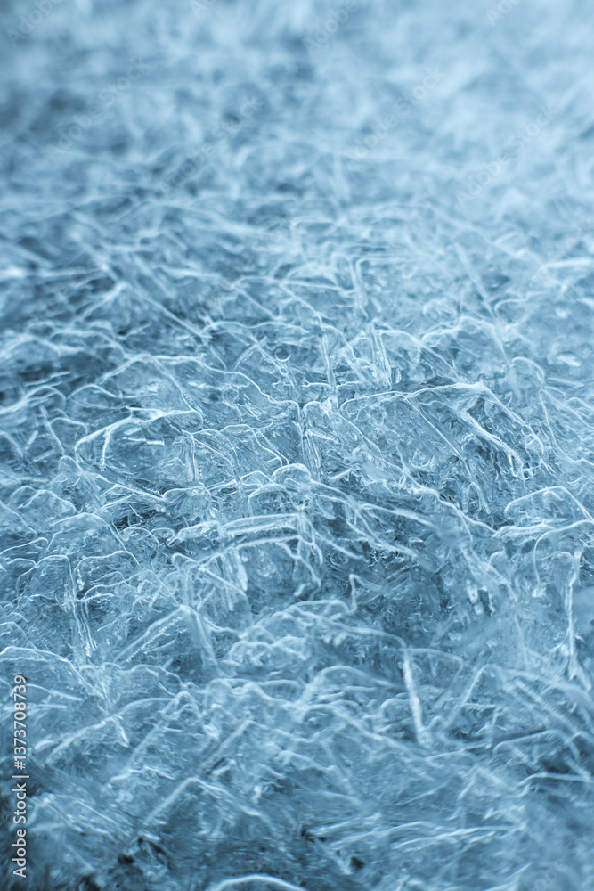 Frost, frozen water, water crystals