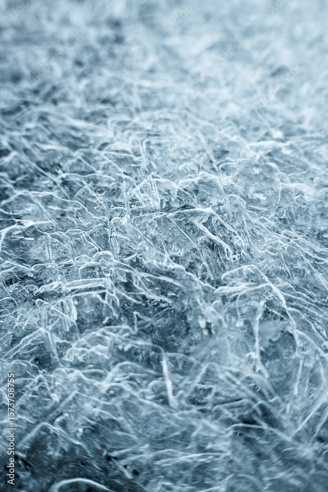 Frost, frozen water, water crystals