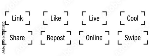 Call to action web buttons. Modern vector elements for website design