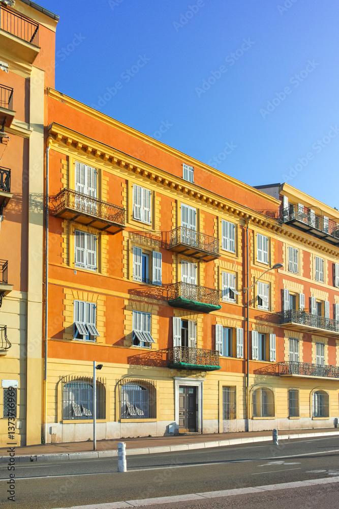 Obraz premium Panorama of city of Nice, France