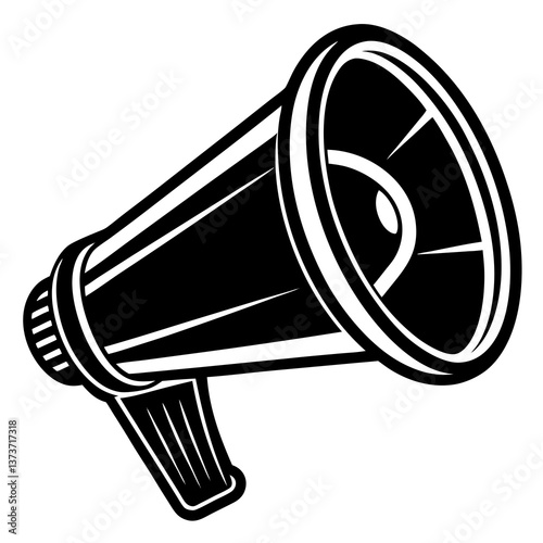 Hiring Megaphone icon vector