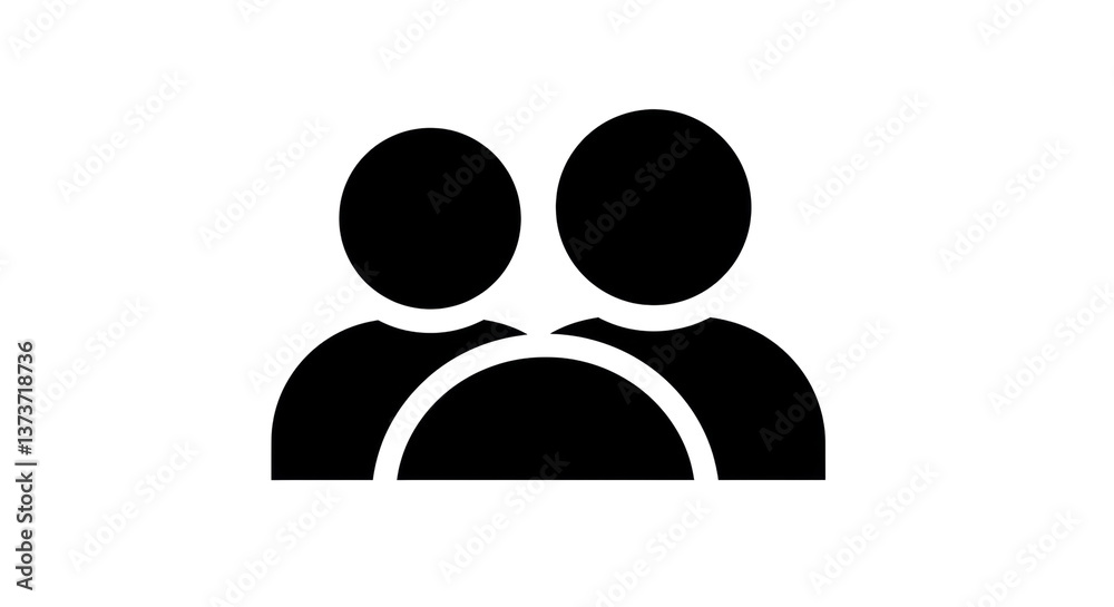 Isolated Group Icon Isolated Group Icon