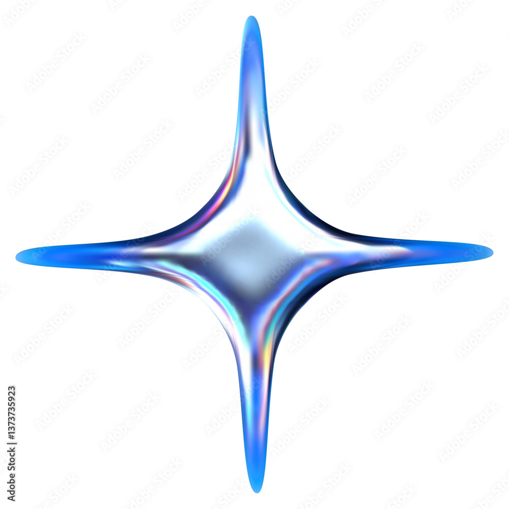 Fototapeta premium 3d render of a star. Vector illustration star