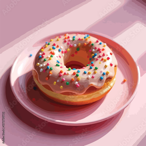 donut with sprinkles