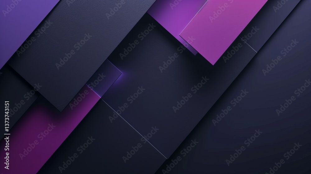 Minimal Futuristic Background with Geometric Overlapping Purple Panels. Minimal Futuristic Background with Geometric Overlapping Purple Panels.