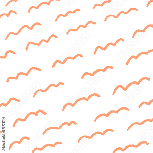 手描き波線の背景イラスト25