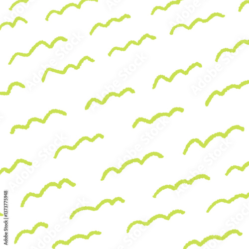 手描き波線の背景イラスト13
