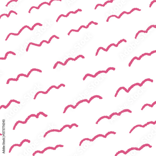 手描き波線の背景イラスト1