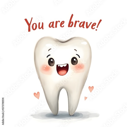 illustrations for stickers in dentistry