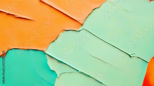 Vibrant abstract art showcasing colors blending into shapes and textures in modern creativity