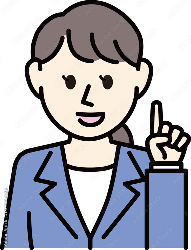 スーツの女性 スーツの女性