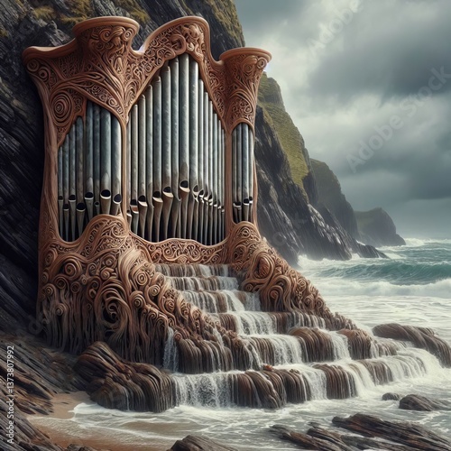 A natural pipe organ played by Celtic Sea Spirits whose music su