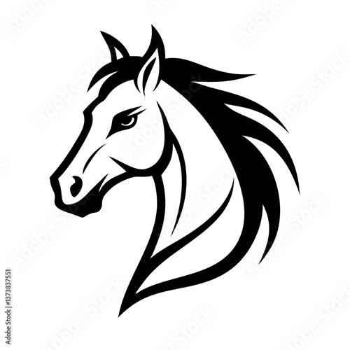 A classic cowboy-style horse head icon, ideal for Western themes.