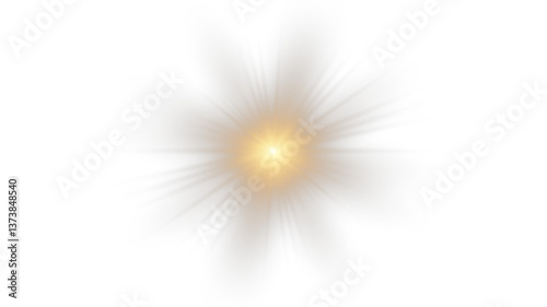 Png light effect. Spotlight spark. Stadium Lighting. Sunlight, Spot lighting with insert bams of ICE strobes. Bring in the spotlight with a star.