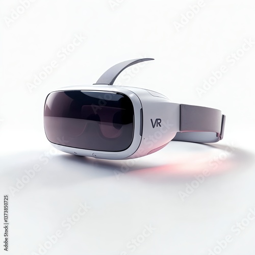 a VR glasses on a white background