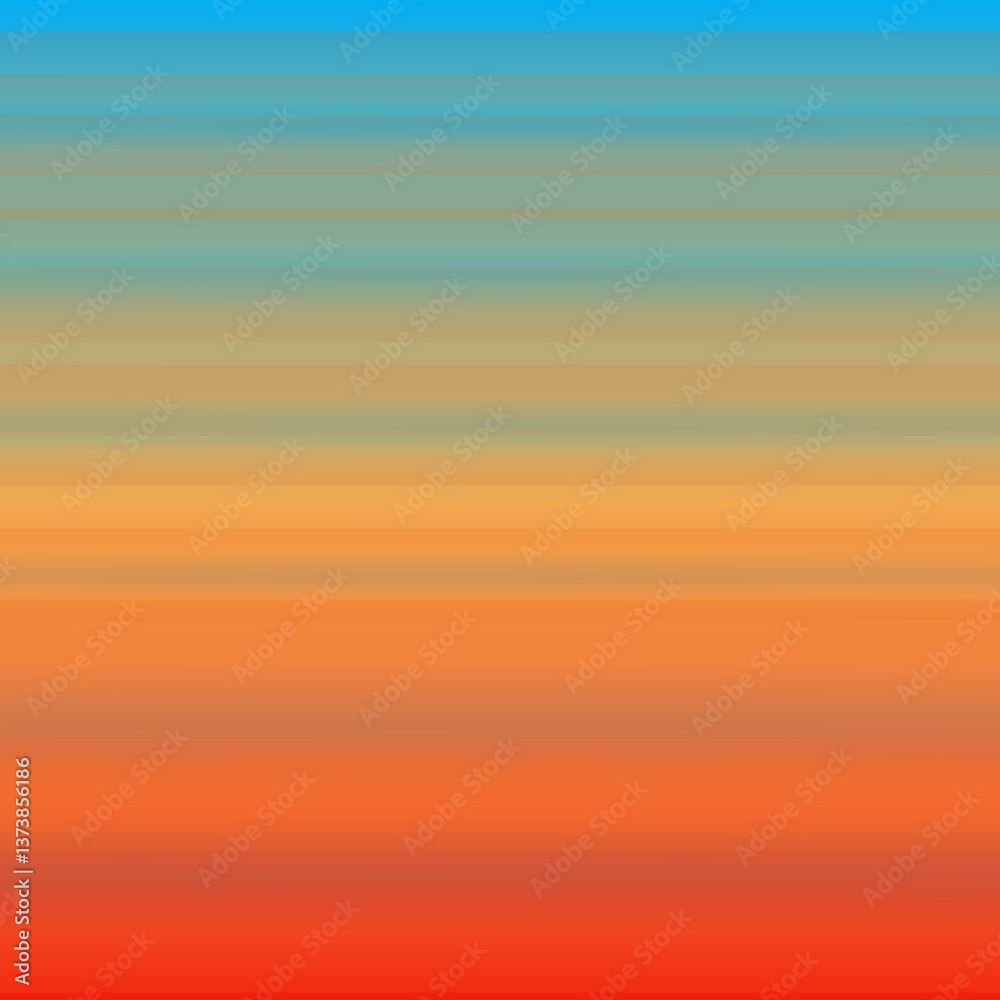 Obraz premium Abstract Gradient Background in Sunset Colors