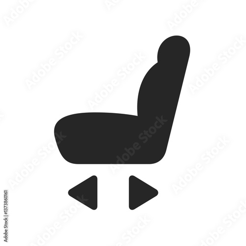 Car Seat Left Forward Backward Adjustment Filled
