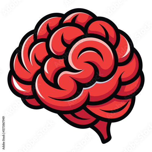 Human Brain Illustration Design
