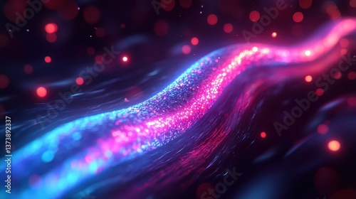 A closeup of a nanoengineered stent being implanted into an artery using advanced robotics