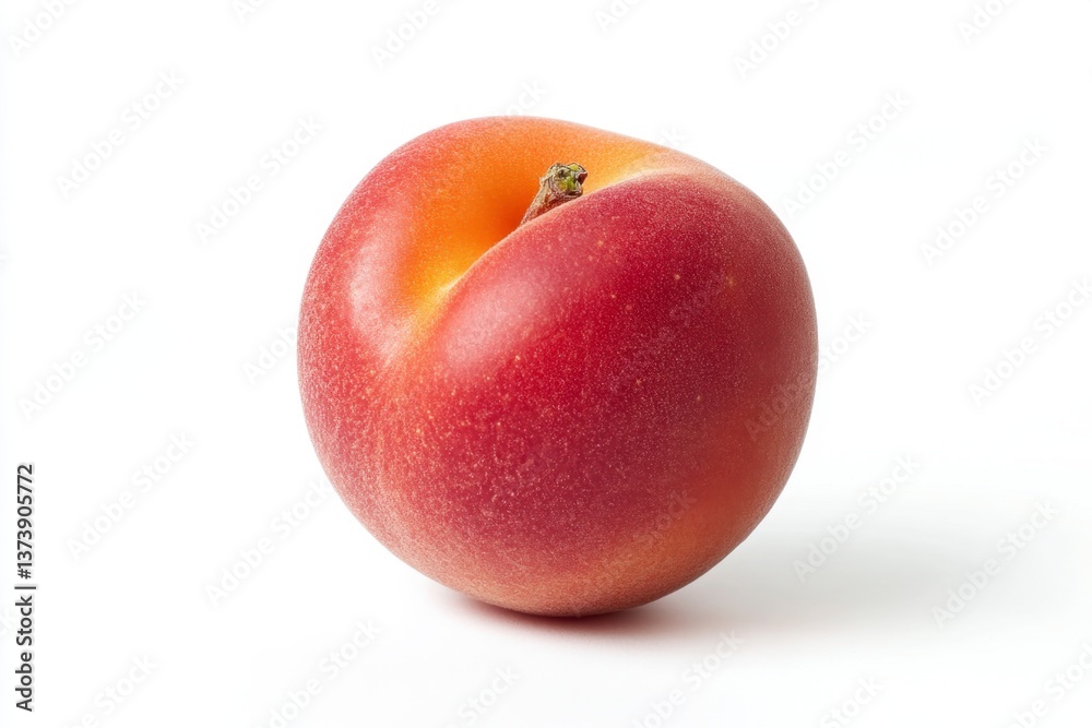 Close-up of a Ripe Nectarine Showing Vibrant Red and Yellow Colors Close-up of a Ripe Nectarine Showing Vibrant Red and Yellow Colors