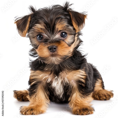 Yorkshire Terrier puppy terrier animal canine.
