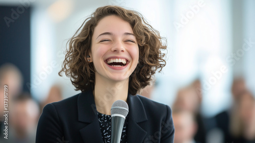 Joyful Speaker Captivates A...