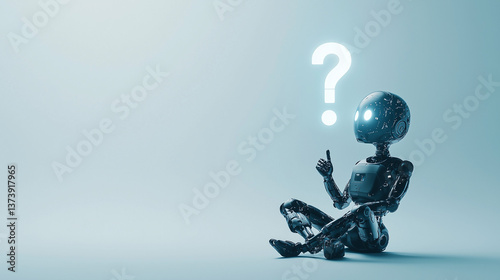 The Curious Bot: A metallic...