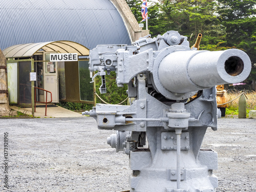 D-Day Omaha Museum,, Vierville sur Mer, Calvados, Normandie, Fra photo