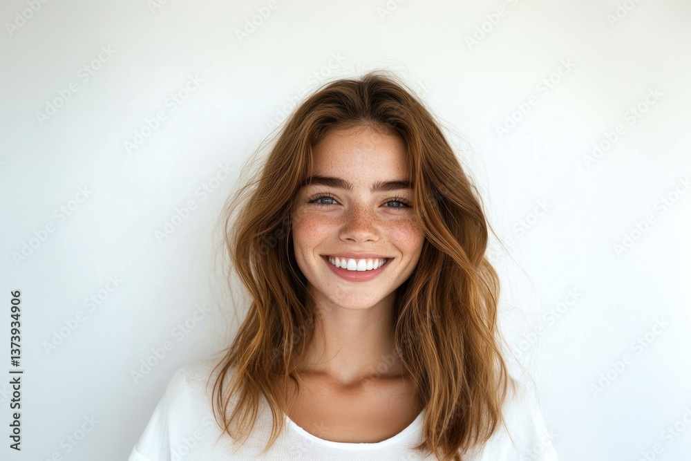 Young British American woman background portrait. Young British American woman background portrait.
