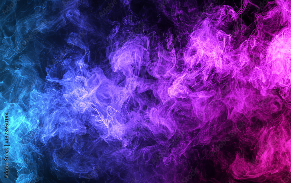 Obraz premium Abstract blue violett smok background