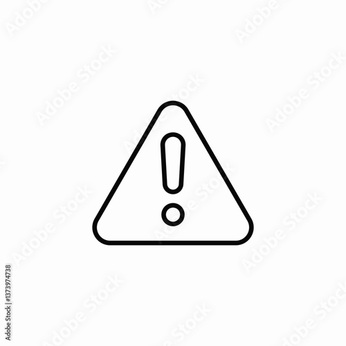 attention alert icon sign vector