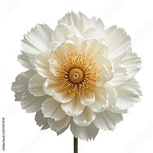 Wallpaper Mural white peony flower transparent background Torontodigital.ca