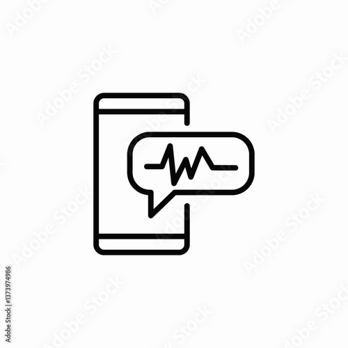 audio message icon sign vector