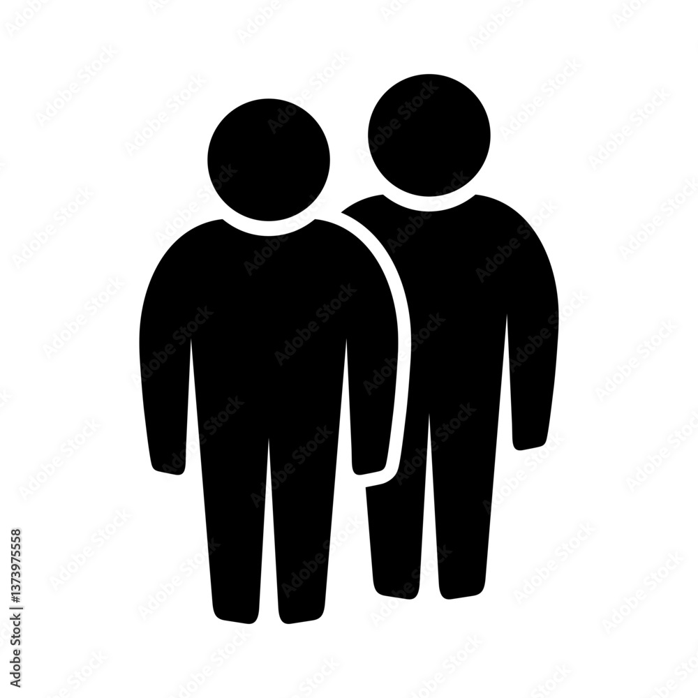 Symbol, ikona ludzi. Plik wektorowy. Symbol, ikona ludzi. Plik wektorowy.