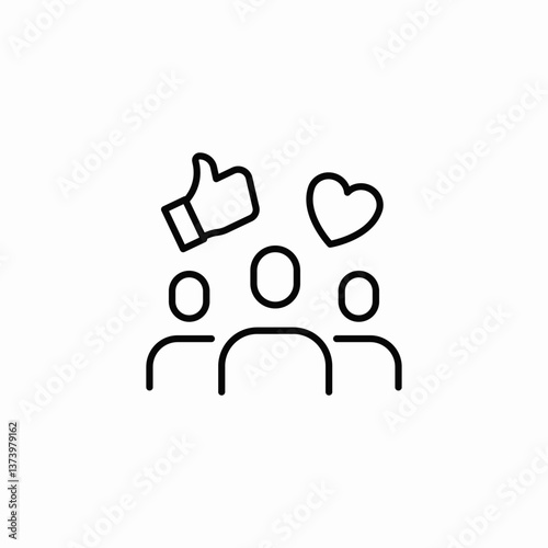 team reactions icon sign vector