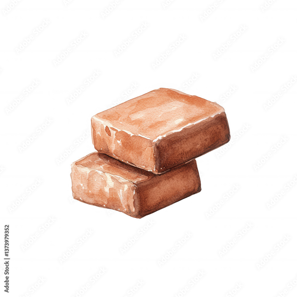 Two delicious chocolate bars stacked on top of each other, showcased against a clean white background, perfect for highlighting sweet treats. Two delicious chocolate bars stacked on top of each other, showcased against a clean white background, perfect for highlighting sweet treats.