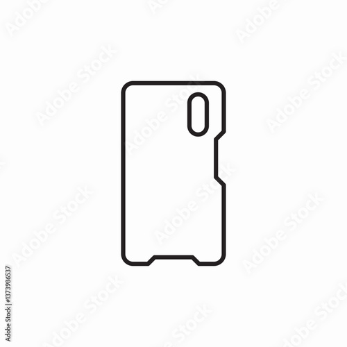 case phone icon sign vector