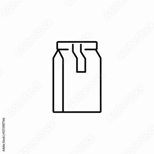 food pack icon sign vector