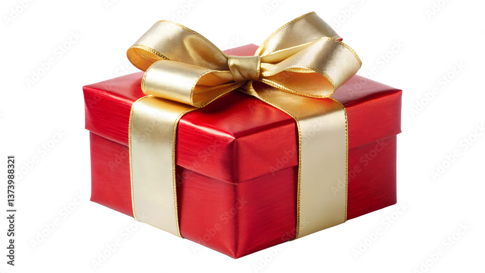 Obraz premium red gift box