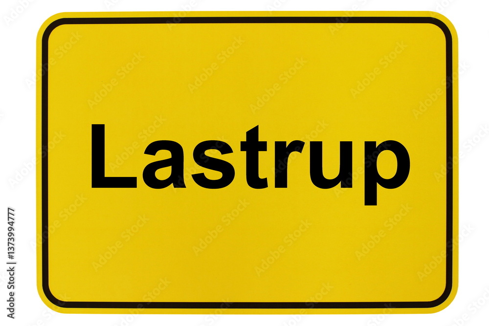 Illustration eines Ortsschildes der Gemeinde Lastrup in Niedersachsen Illustration eines Ortsschildes der Gemeinde Lastrup in Niedersachsen