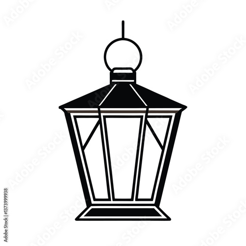 Vintage golden birdcage lamp and metal lantern, an empty bird symbol trapped in light