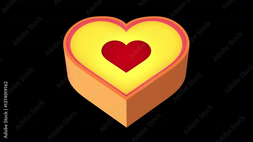 A fruity themed 3D heart shaped candy icon with alpha for easy drag and drop. A fruity themed 3D heart shaped candy icon with alpha for easy drag and drop.