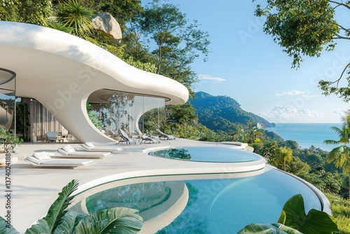 The resort and spa of the future offers a unique blend of smart wellness amenities and virtual reality relaxation experiences, all generated with the aid of AI technology