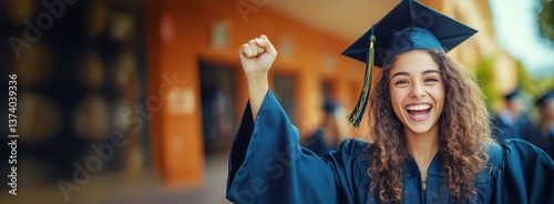 Celebrating Graduation With Joy and Pride in Academic Achievement at a Gradua...